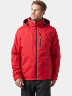 Helly Hansen Crew Hooded Midlayer Jacket 2 férfi vitorlás kabát piros színben 1