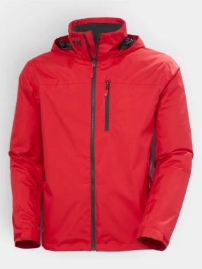 Helly Hansen Crew Hooded Midlayer Jacket 2 férfi vitorlás kabát piros színben 1