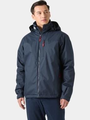 Helly Hansen Crew Hooded Midlayer Jacket 2 férfi vitorlás kabát sötétkék színben 1