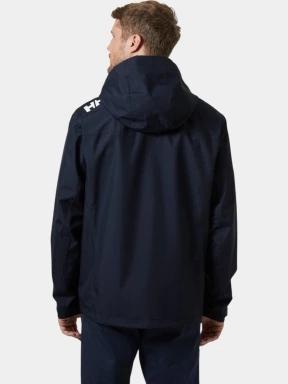 Helly Hansen Crew Hooded Jacket 2.0 férfi vitorlás kabát sötétkék színben 3