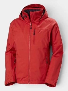 Helly Hansen W Crew Hooded Midl Jacket 2.0 női vitorlás kabát piros színben 1