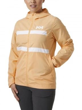 Helly Hansen W Salt Stripe Windbreaker női széldzseki narancssárga színben 1