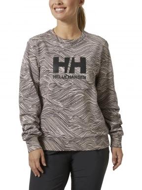 Helly Hansen W Hh Logo Crew Sweat Graphic 2 női pulóver rózsaszín színben 1