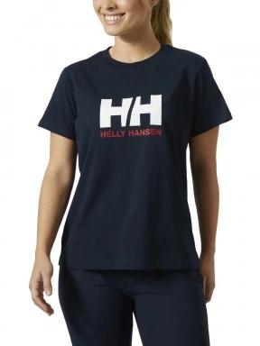 Helly Hansen W Hh Logo T-Shirt 2.0 női rövid ujjú póló sötétkék színben 1