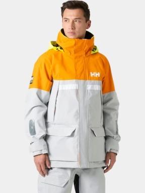 Helly Hansen Pier Jacket 4.0 férfi vitorlás kabát szürke színben 1