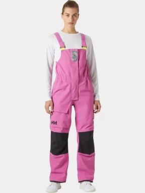 Helly Hansen W Pier 4.0 Bib női vitorlás kabát rózsaszín színben 1