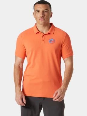 Helly Hansen Hp Race Polo 2.0 férfi galléros póló narancssárga színben 1