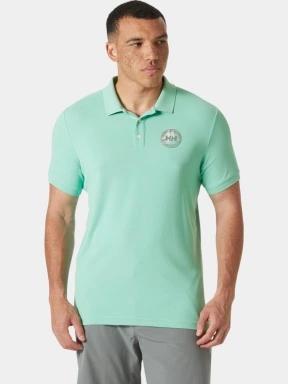 Helly Hansen Hp Race Polo 2.0 férfi galléros póló zöld színben 1