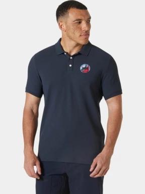 Helly Hansen Hp Race Polo 2.0 férfi galléros póló sötétkék színben 1