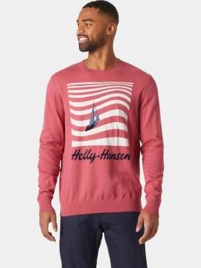 Helly Hansen Quayside Knit férfi pulóver piros színben 1