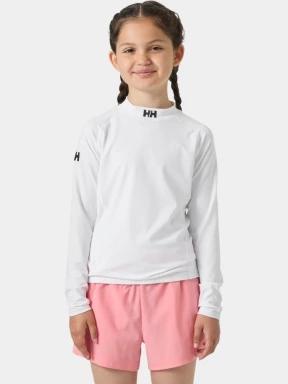 Helly Hansen Jr Waterwear Rashguard hosszú ujjú lycra fehér színben 1