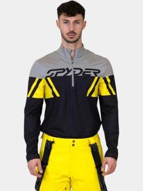 Spyder Podium 1/2 Zip férfi aláöltöző felső fekete színben 1
