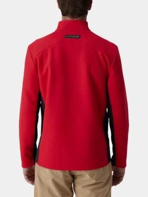 Spyder Bandit Sweater Fleece Jacket férfi polár pulóver piros színben 3