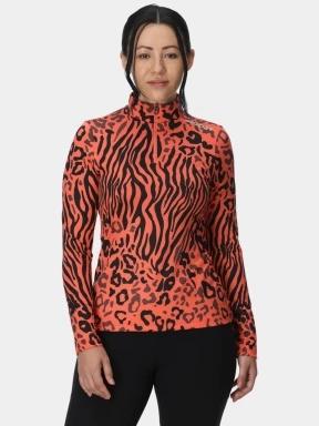 Spyder Vivid 1/2 Zip női aláöltöző felső narancssárga színben 1