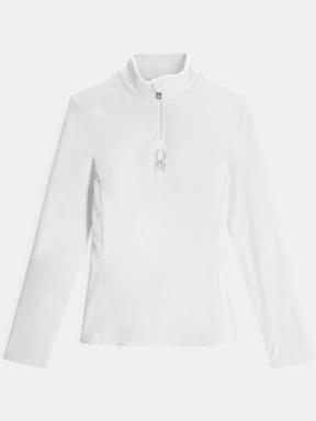 Spyder Shimmer Bug 1/2 Zip női polár pulóver fehér színben 1
