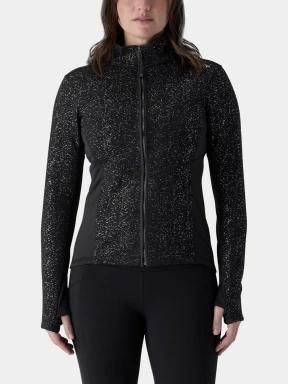 Spyder Luxe Sweater Fleece Jacket női polár pulóver fekete színben 1