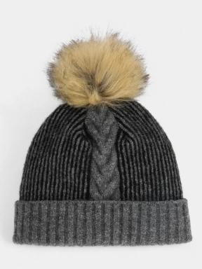 Spyder Plait Pom Hat bojtos sapka fekete színben 1