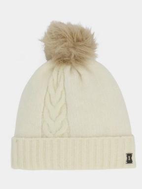 Spyder Plait Pom Hat bojtos sapka fehér színben 1