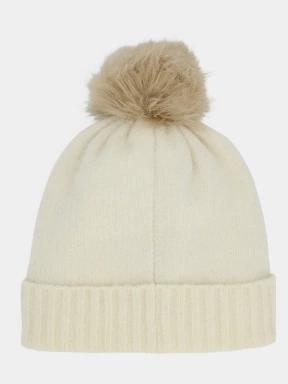 Spyder Plait Pom Hat bojtos sapka fehér színben 3