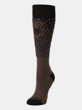 Spyder Womens Sweep Ski Socks női sízokni barna színben 1