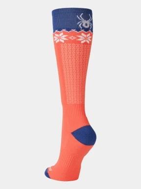 Spyder Womens Sweep Ski Socks női sízokni narancssárga színben 3