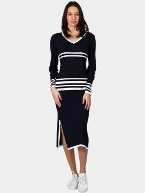 Luhta Luhta Huuttila női midi ruha sötétkék színben 1