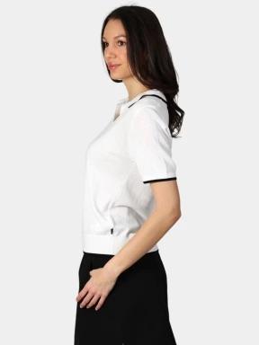 Luhta Luhta Hissa női galléros póló fehér színben 3