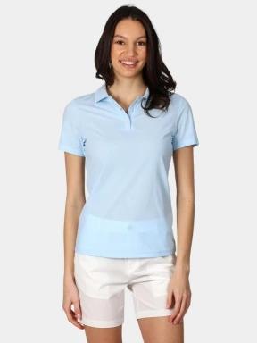 Luhta Luhta Halkokari női galléros póló világoskék színben 1