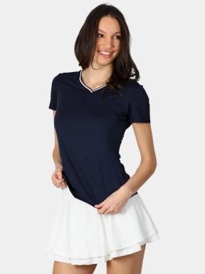 Luhta Luhta Honko női rövid ujjú póló sötétkék színben 1