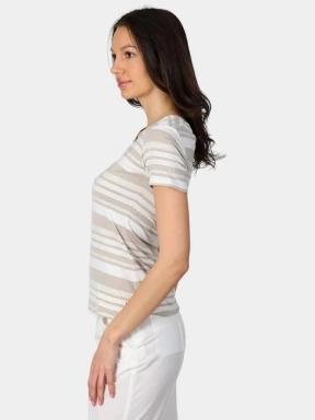 Luhta Luhta Kivihaka női rövid ujjú póló homok színben 3