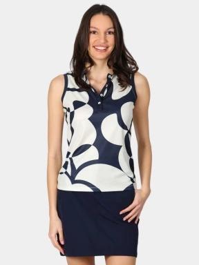 Luhta Luhta Auutinen női ujjatlan póló homok színben 1