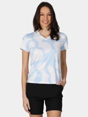 Luhta Luhta Ihalampi női rövid ujjú póló világoskék színben 1