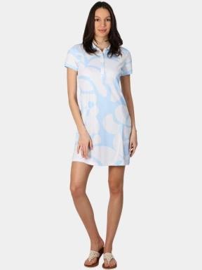 Luhta Luhta Inkarmaa női pólóruha világoskék színben 1