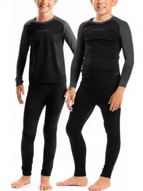 Fundango SEAMLESS JR Baselayer Set aláöltöző szett fekete színben 1