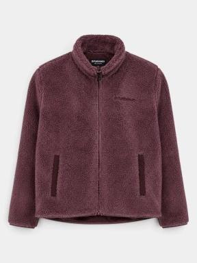 Fundango Marshmallow Junior Pile Jacket polár pulóver lila színben 1
