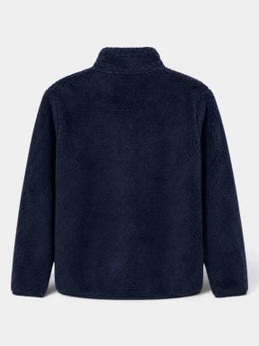 Fundango Marshmallow Junior Pile Jacket polár pulóver sötétkék színben 3