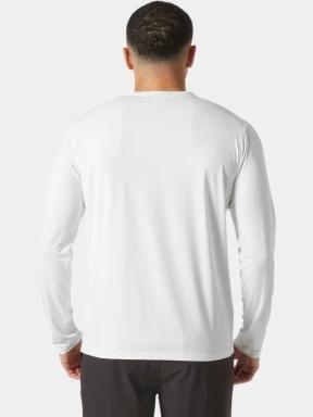 Helly Hansen Shine Solen Ls Crew férfi hosszú ujjú sport póló fehér színben 3