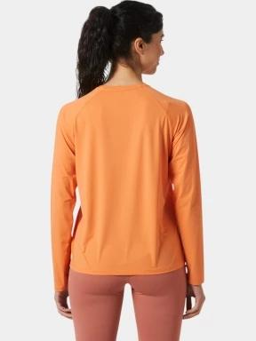 Helly Hansen W Shine Solen Ls Crew női hosszú ujjú póló narancssárga színben 3