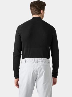 Helly Hansen Lifa Merino Knitevo 1/2 Zip férfi aláöltöző felső fekete színben 3