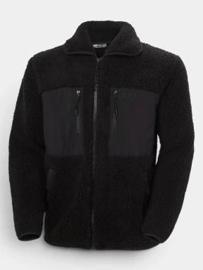 Helly Hansen Moonlit Pile Jacket férfi polár pulóver fekete színben 1