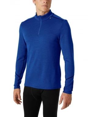 Helly Hansen Lifa Merino Midweight 1/2 Zip férfi aláöltöző felső kék színben 1