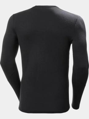 Helly Hansen Lifa Merino Midweight Crew férfi aláöltöző felső fekete színben 3
