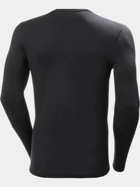 Helly Hansen Lifa Merino Midweight Crew férfi aláöltöző felső fekete színben 3