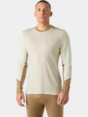 Helly Hansen Lifa Merino Midweight Crew férfi aláöltöző felső homok színben 1