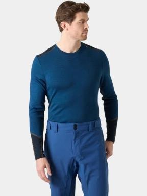 Helly Hansen Lifa Merino Midweight Crew férfi aláöltöző felső kék színben 1