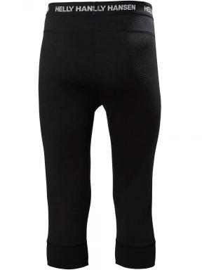Helly Hansen Lifa Merino Midweight 3/4 Pant férfi aláöltöző nadrág fekete színben 3
