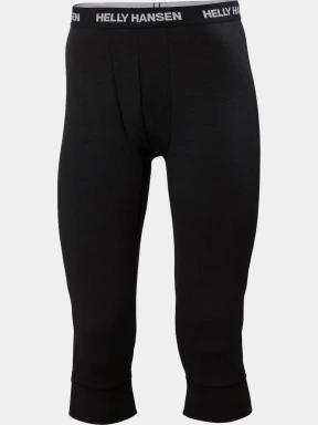 Helly Hansen Lifa Merino Midweight 3/4 Pant férfi aláöltöző nadrág fekete színben 1