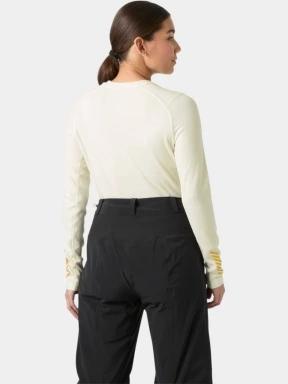 Helly Hansen W Lifa Merino Midw Gra Crew női aláöltöző felső homok színben 3