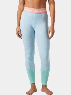 Helly Hansen W Lifa Merino Midweight Pant női aláöltöző nadrág világoskék színben 1