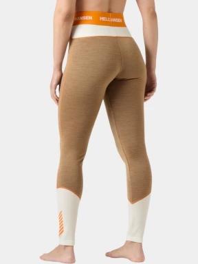 Helly Hansen W Lifa Merino Midweight Pant női aláöltöző nadrág barna színben 3